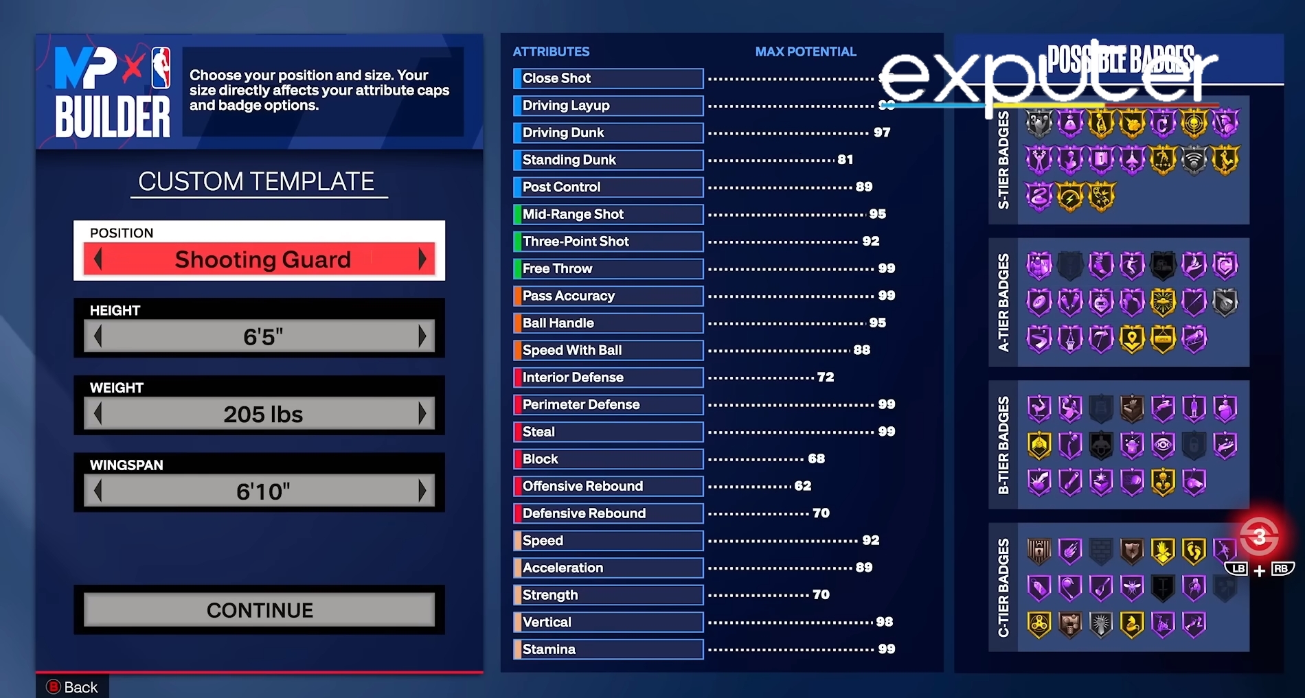 Attributes and stats