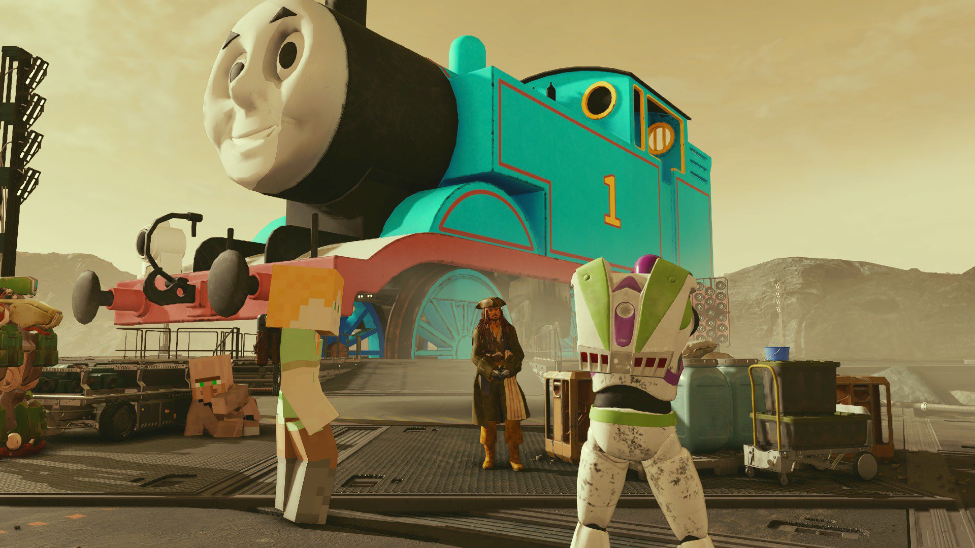 Midnight Suns mod adds the hero we needed, Thomas the Tank Engine