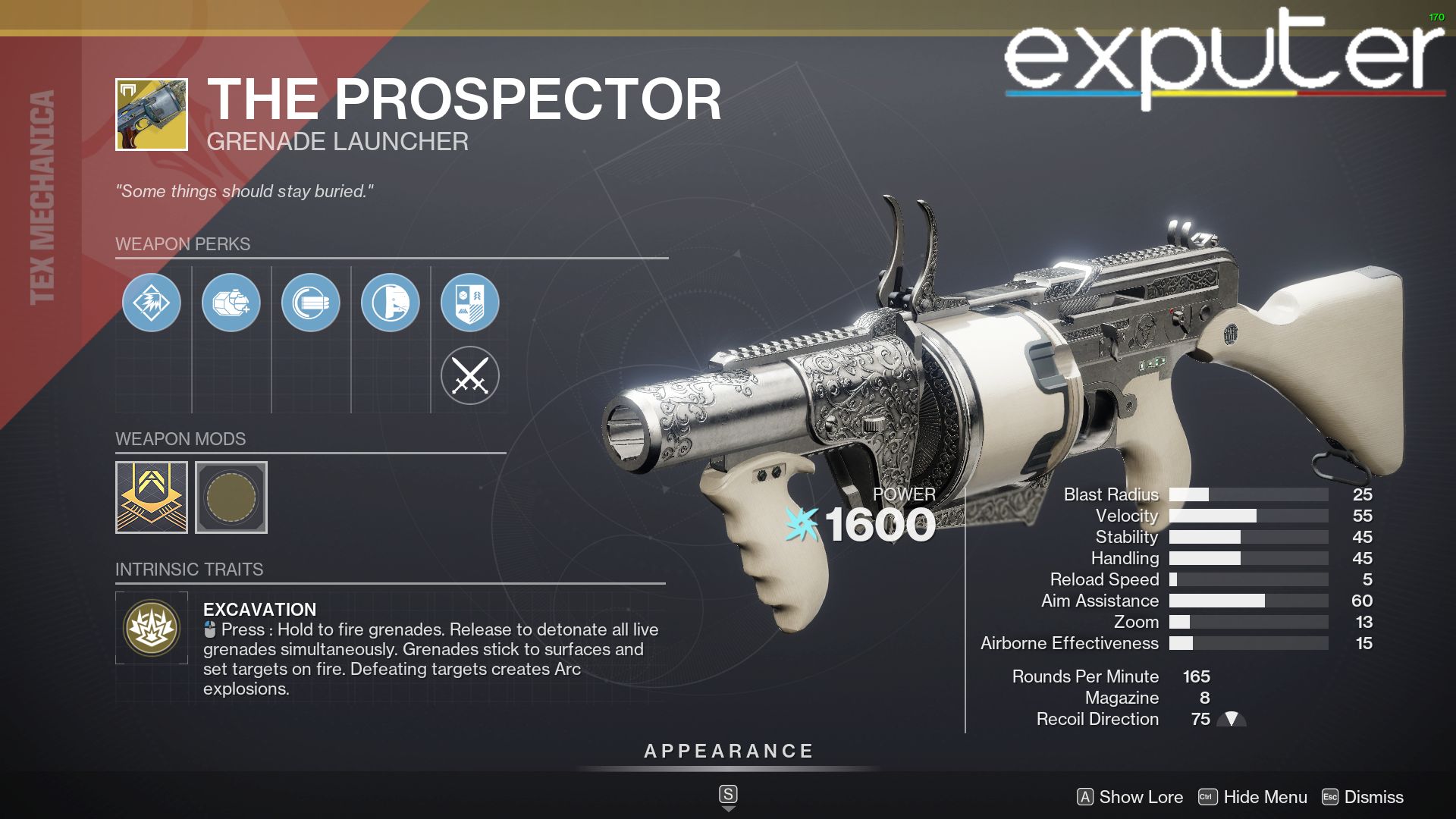 exotic prospector GL