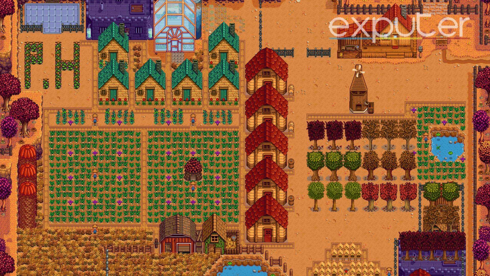 Stardew Valley Farm Layout