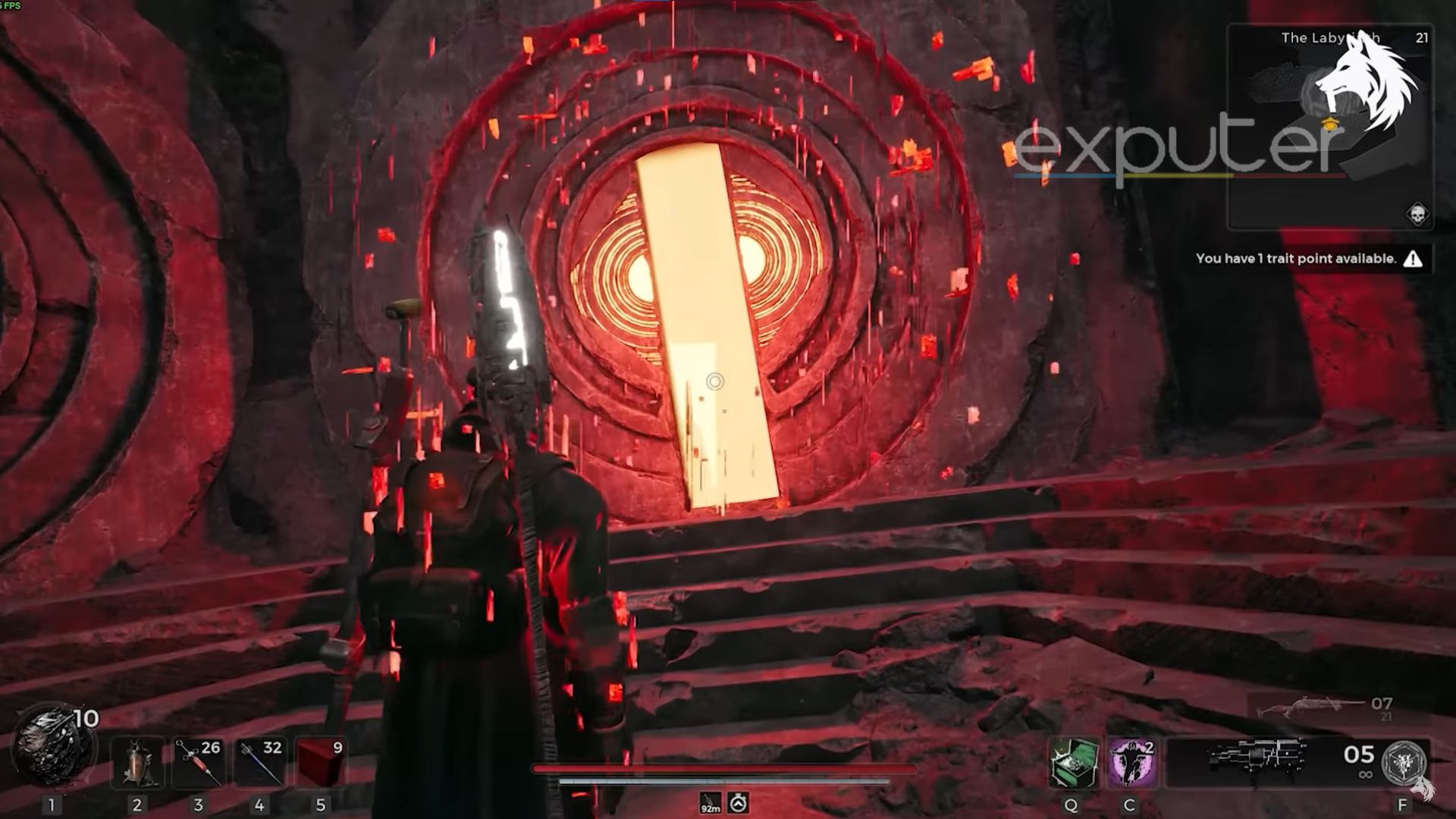 Red Glitch Portal in R2