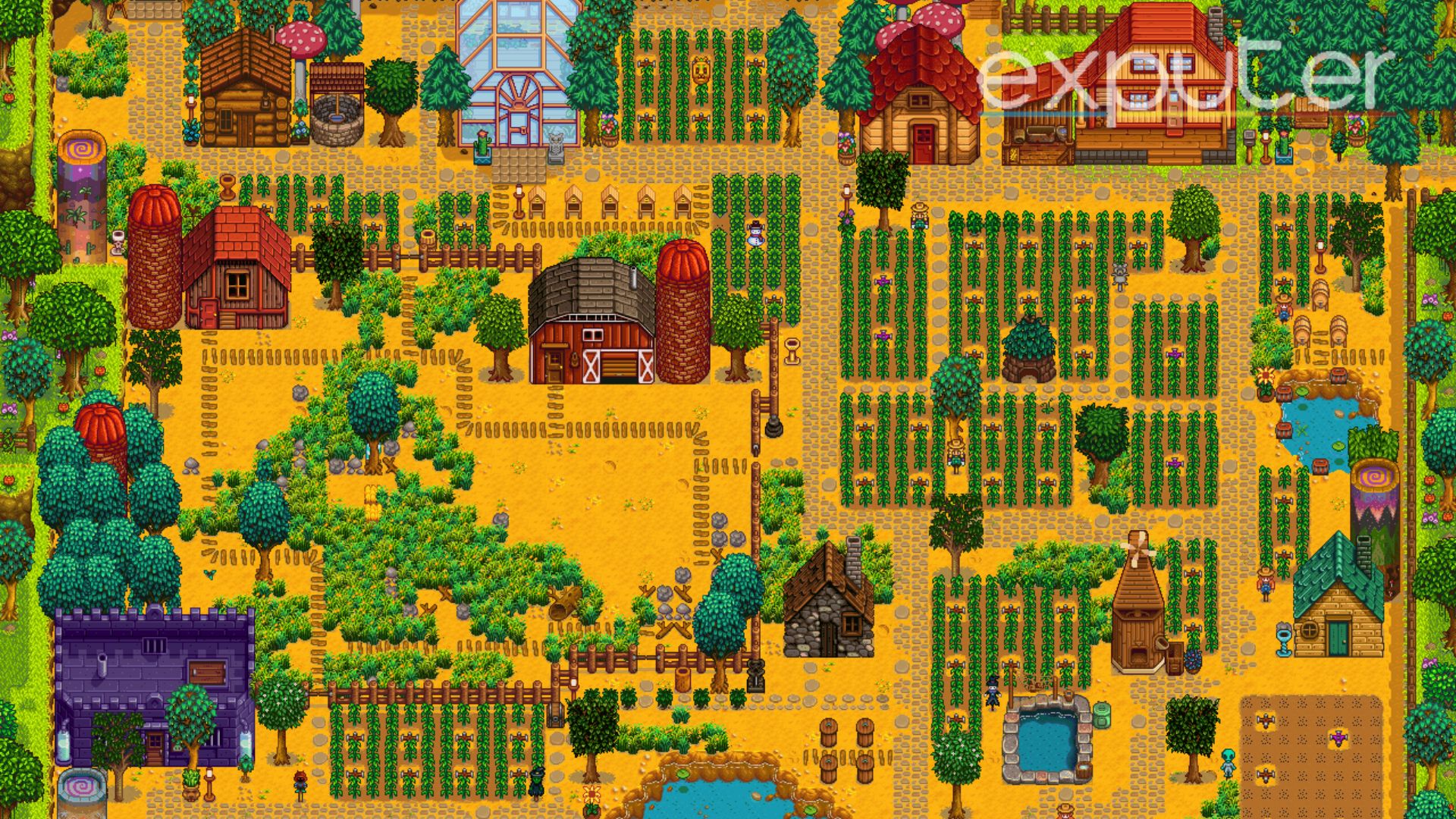 Stardew Valley Farm Layout