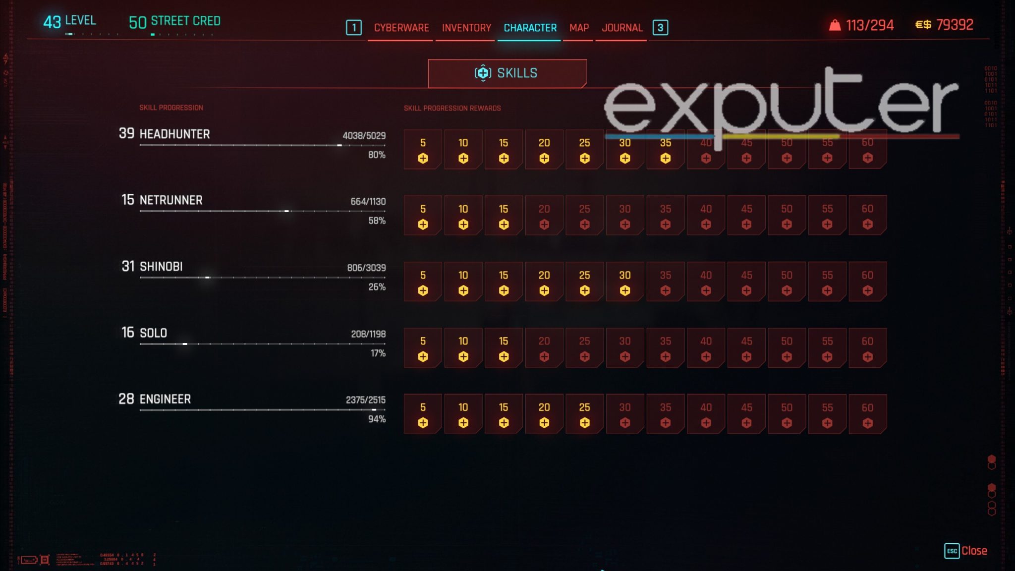 Cyberpunk 2077 Skill Progression [explanation And Rewards]