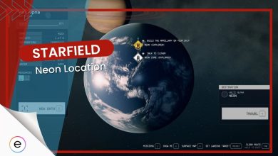 neon location Guide starfield