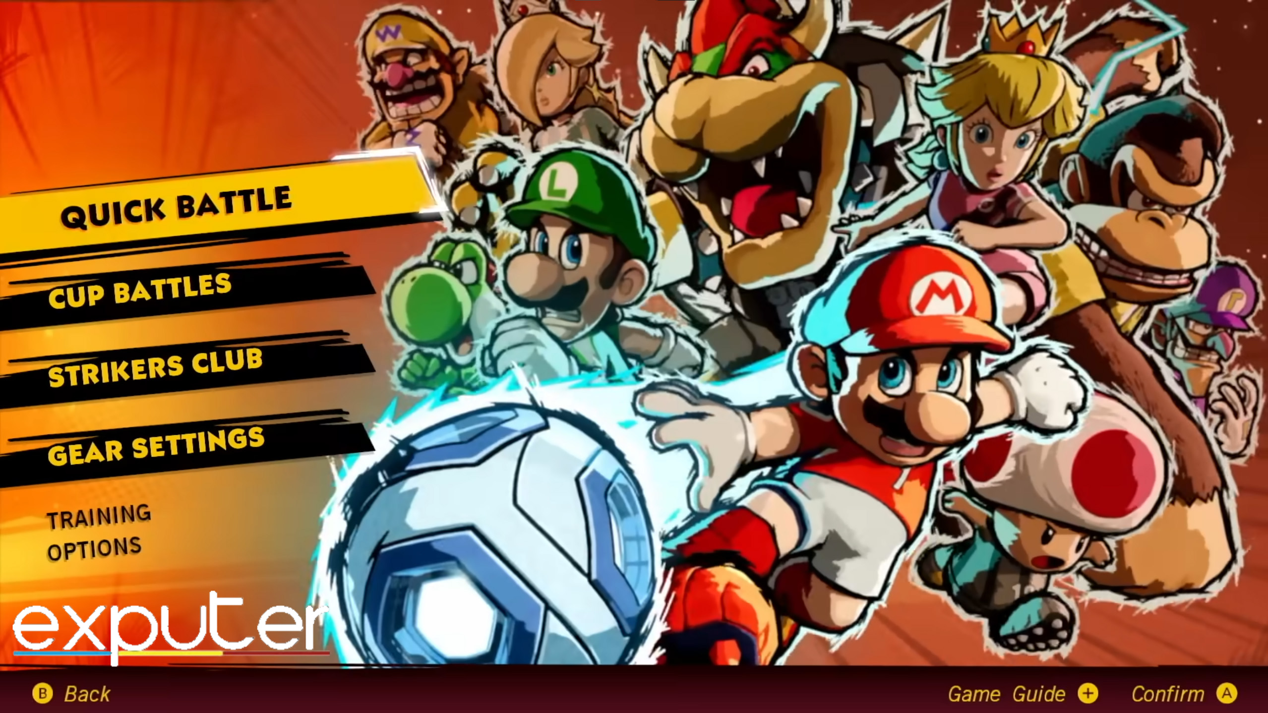 mario strikers battle league review