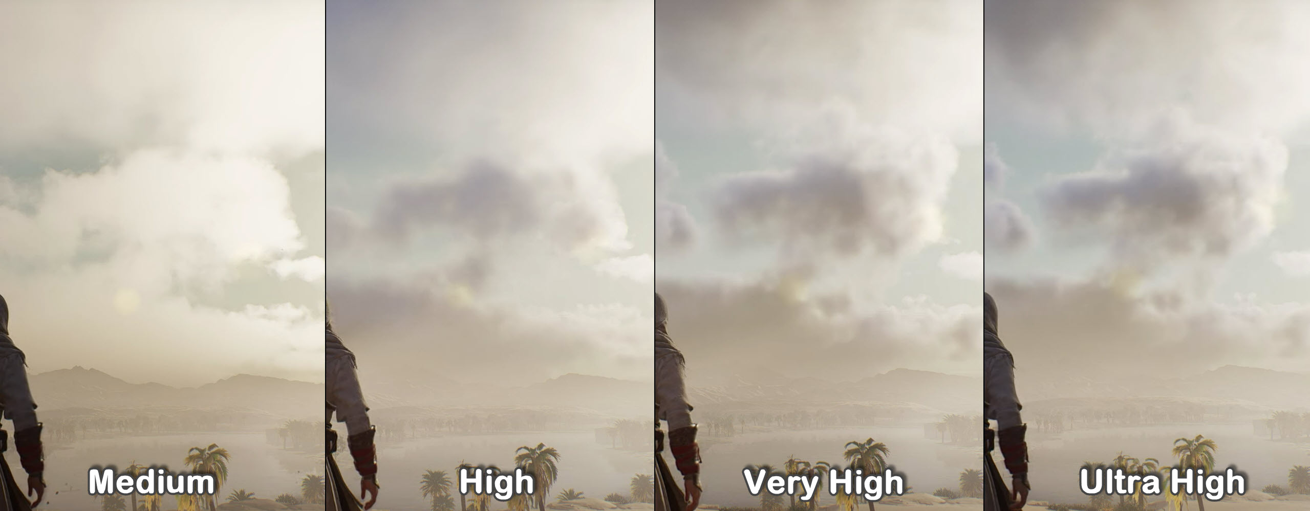 AC Mirage Volumetric Clouds