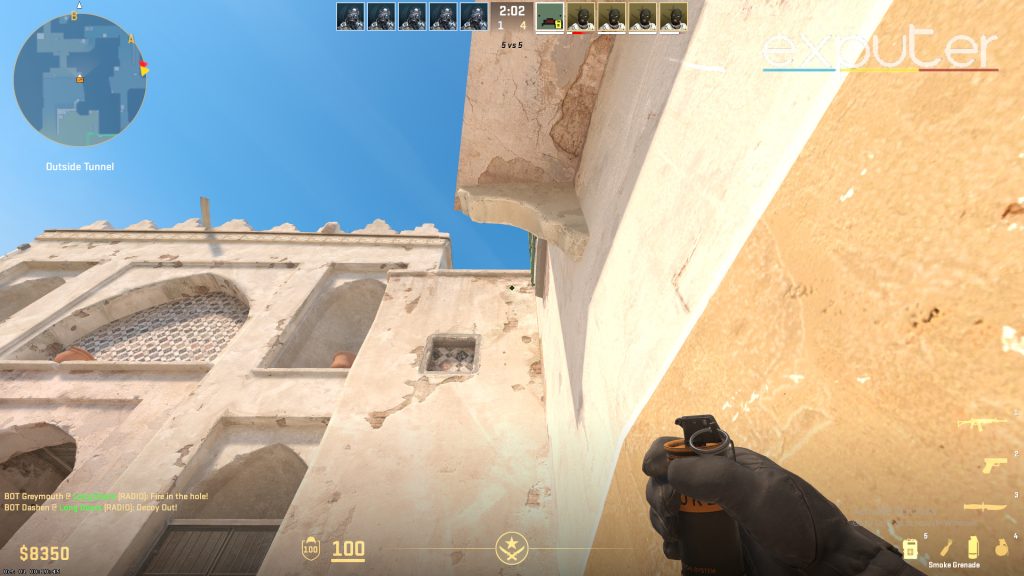 CS2 T Grenade Spot