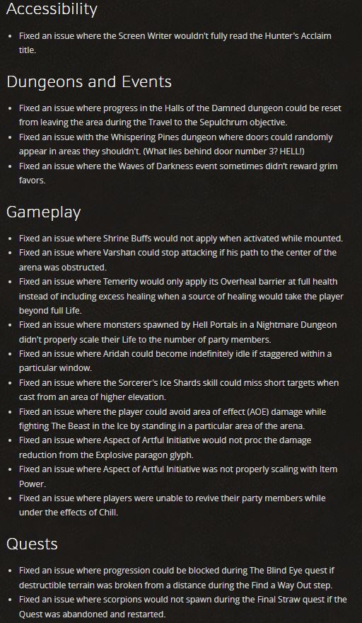 Diablo 4 v1.2.1 Patch Notes