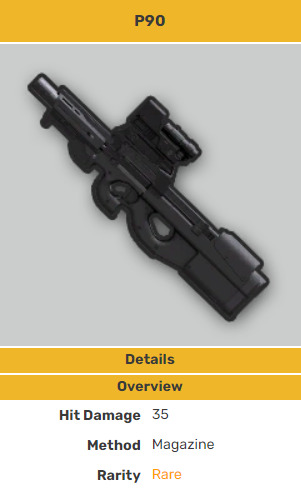 P90 SMG stats in PUBG