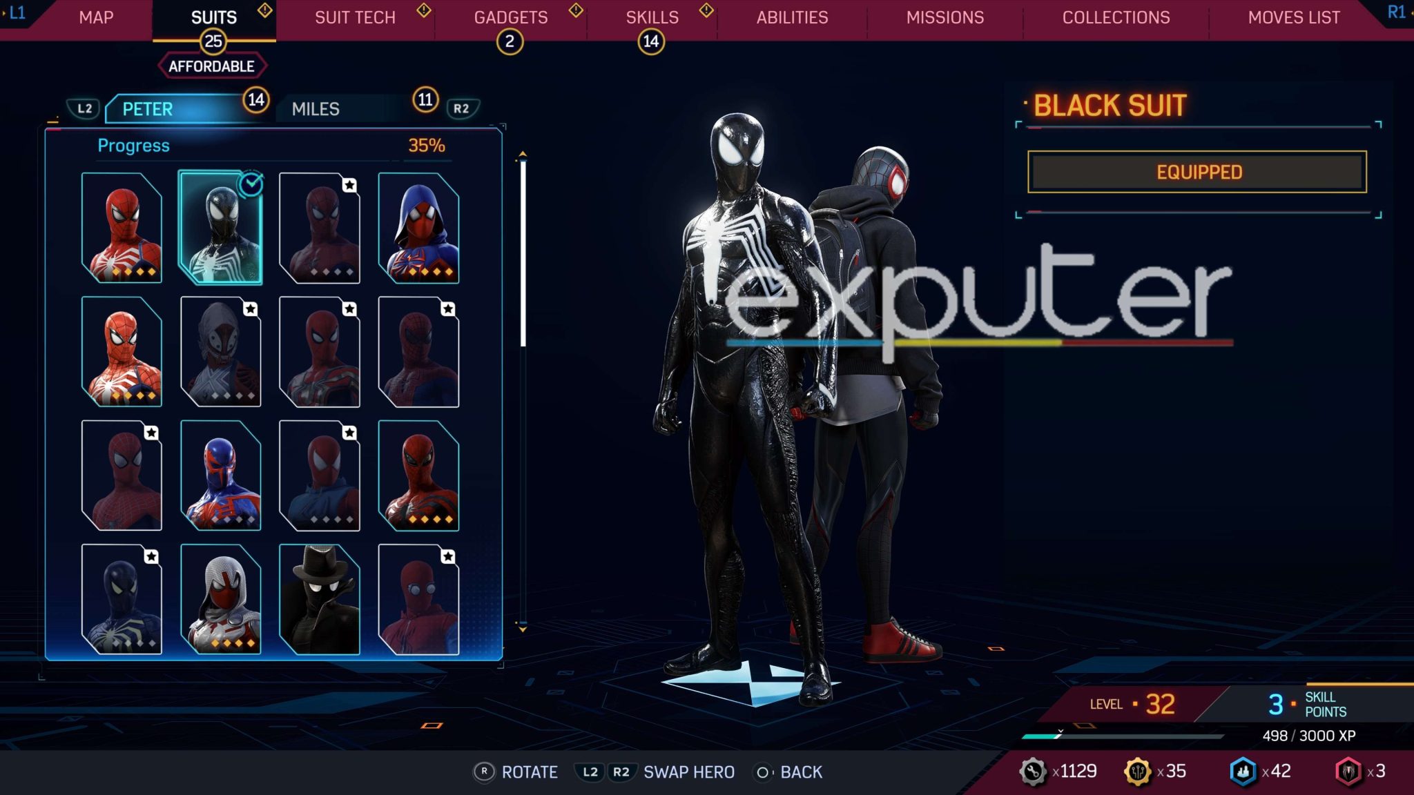 Spider-Man 2 Black Symbiote Suit [How To Get & Abilities] - eXputer.com