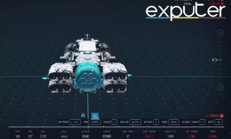 Starfield Supernova 2200 Engine