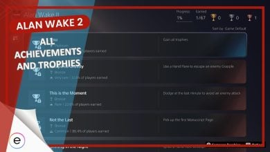 achievements alan wake 2