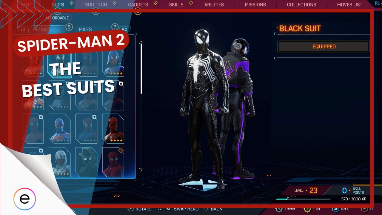 Marvel's Spider-Man 2 Guide: The 5 Best Suits for Miles Levels