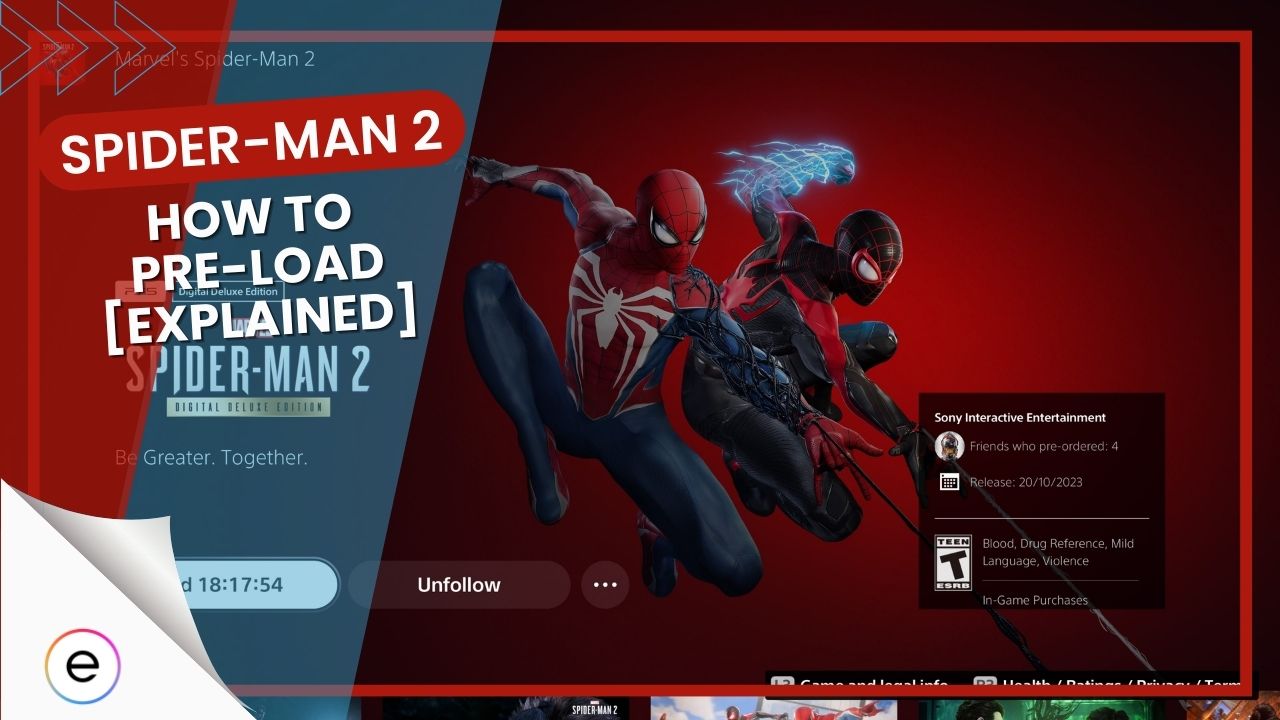 Spider-Man 2 PS5 Preload Guide: When Can You Play SM2?