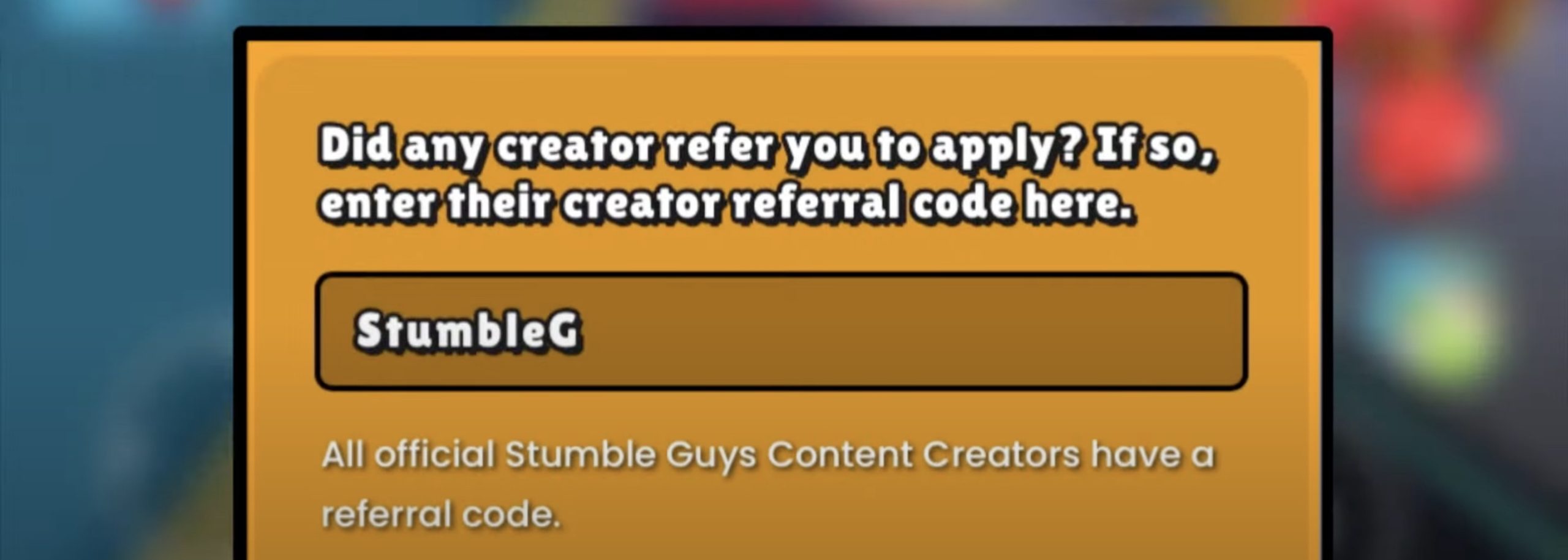 Redeeming Stumble Guys Codes.