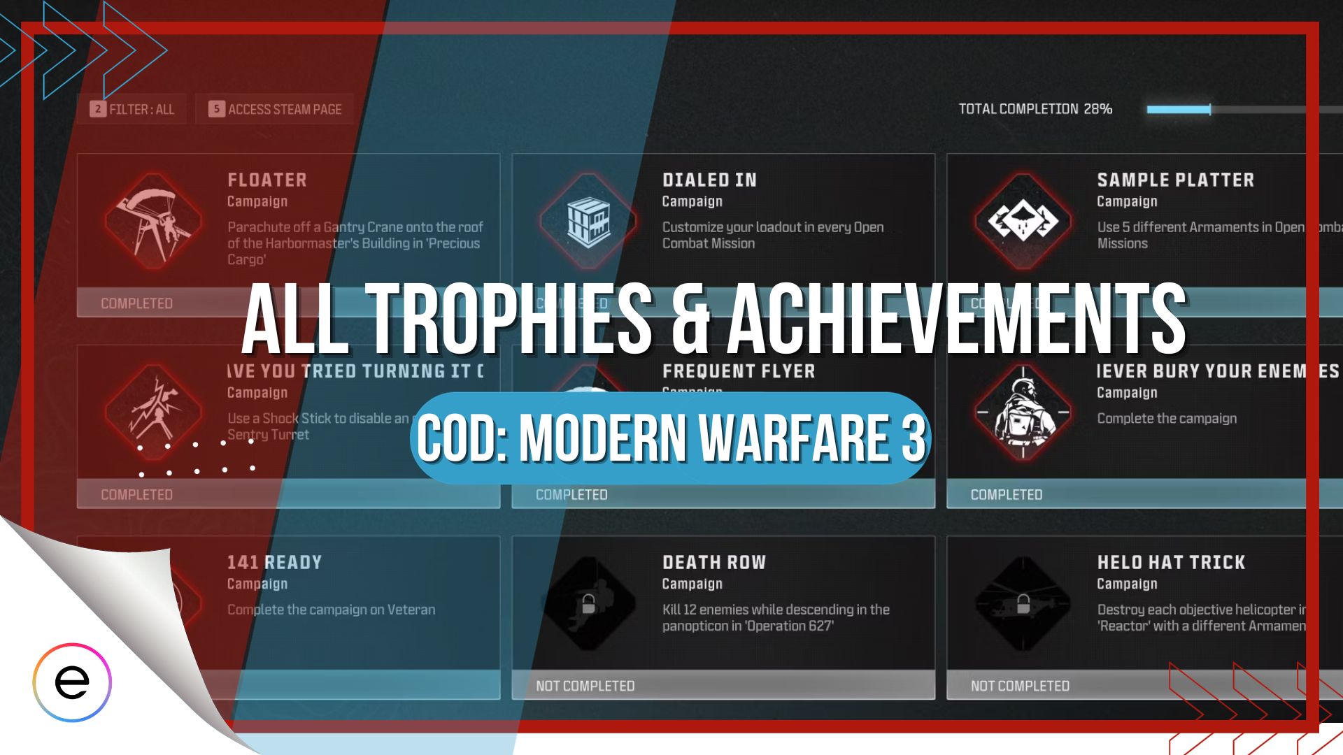 Modern Warfare 3: Trophy Guide (All MW3 Achievements)