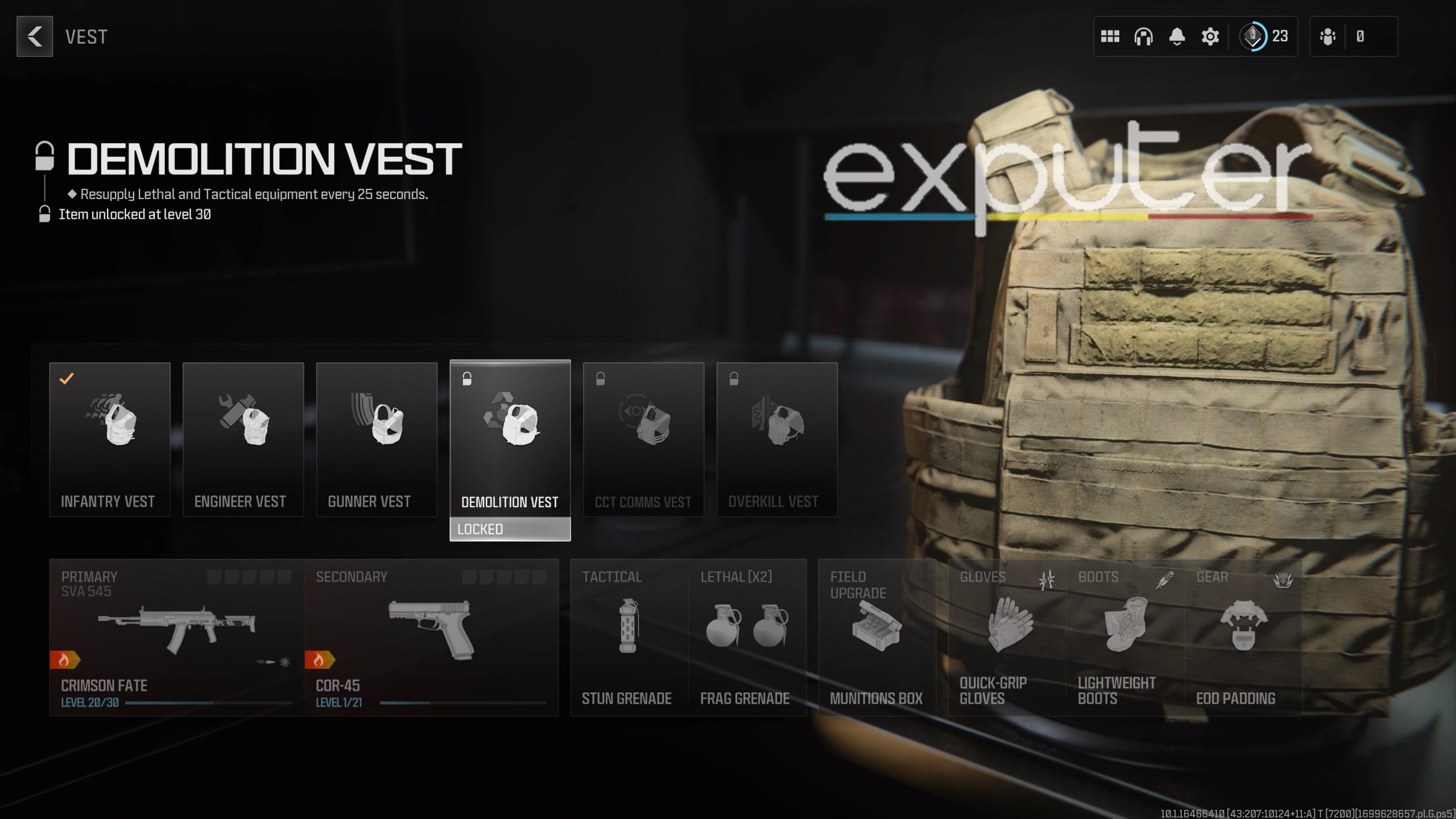 Demolition Vest In Modern Warfare 3