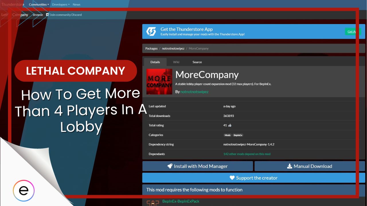 Lethal Company Mod Manager, Where to Get the Lethal Company Player Count Mod?  - News
