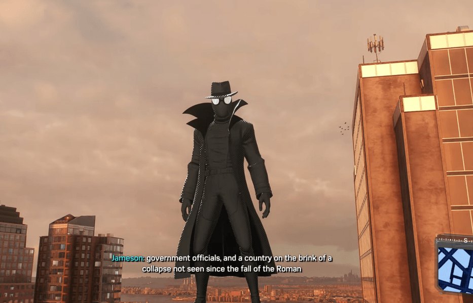 The Spider-Man Noir Suit 