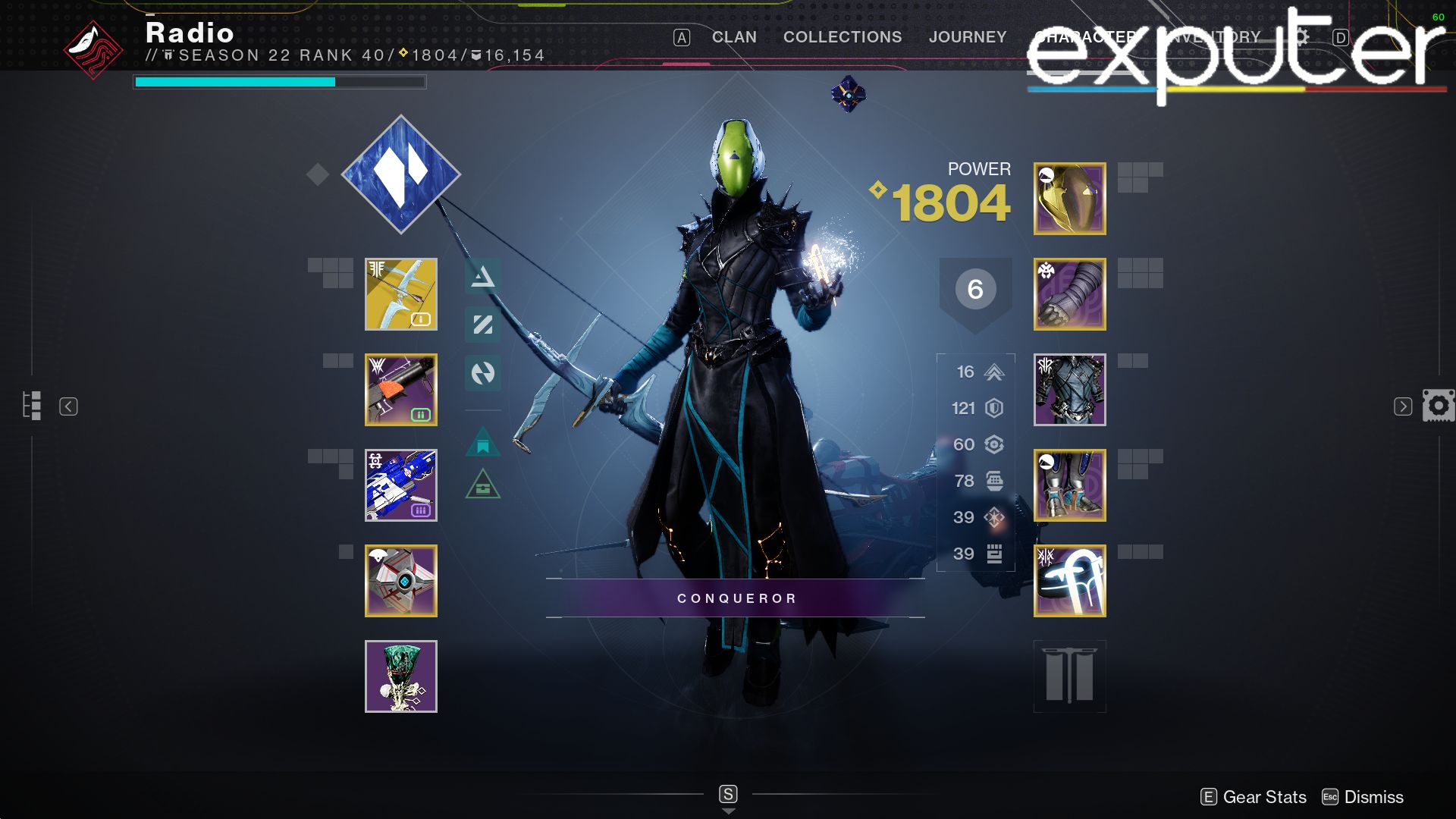 warlock build stasis subclass