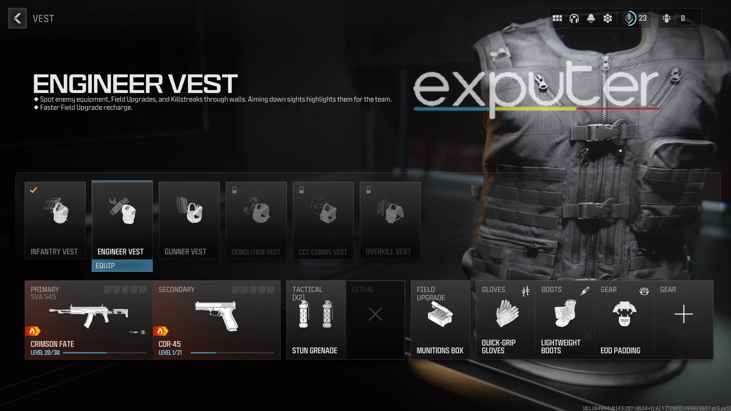 Engineer Vest In Game