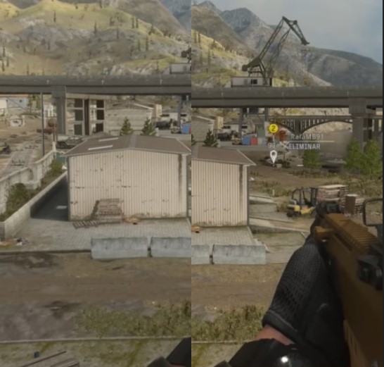 MW3 draw distance comparison