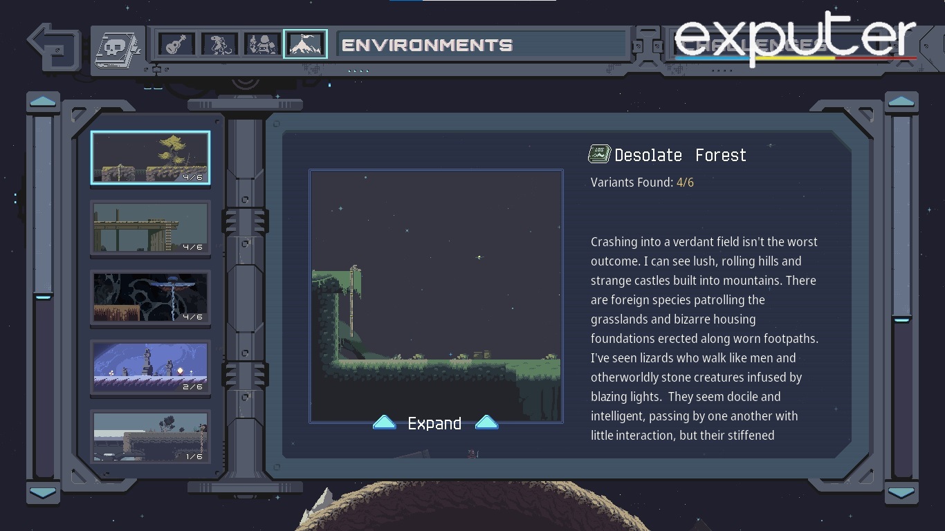 Risk of Rain Returns Environment Logs - Desolate Forest