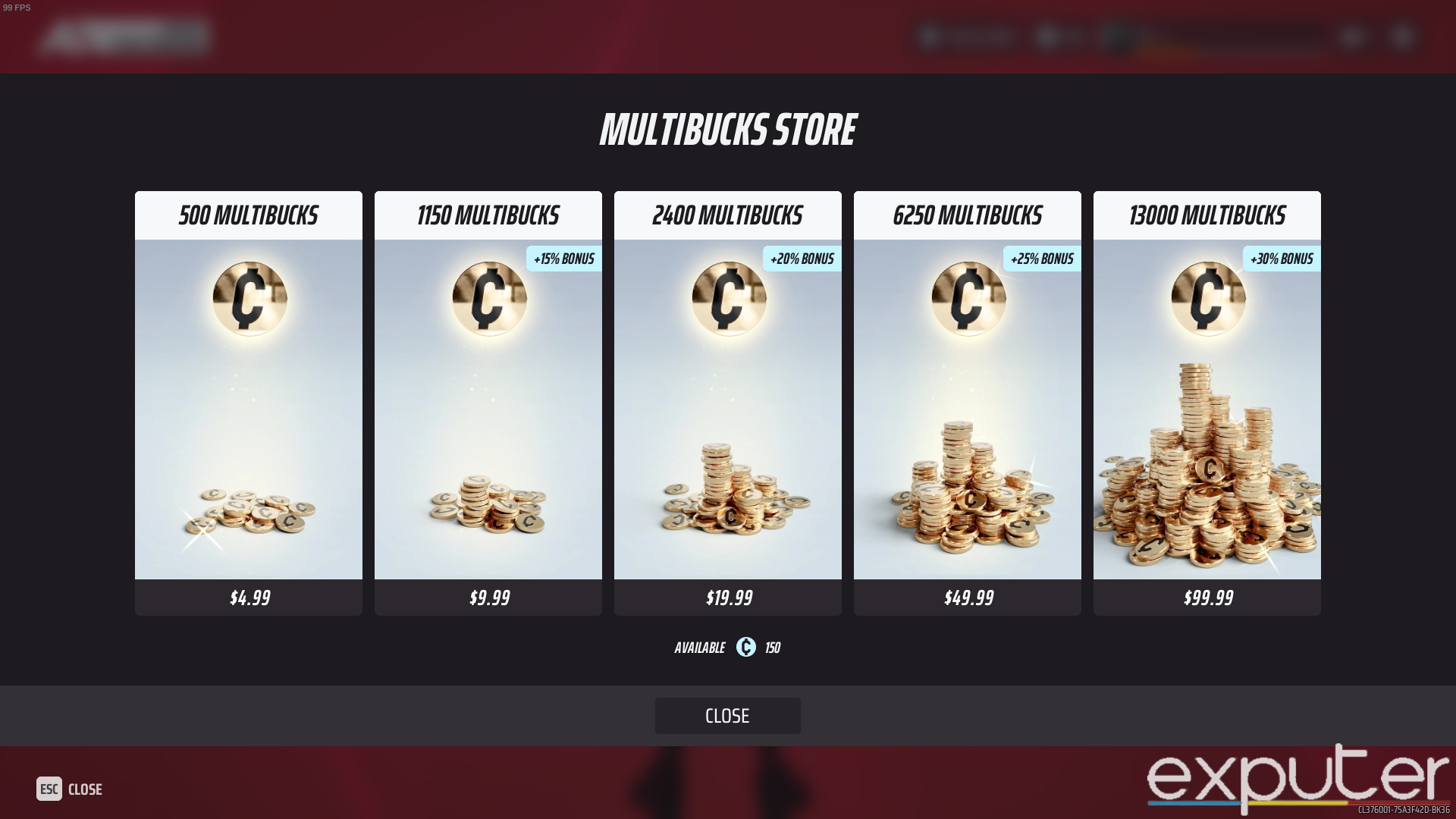 In Game-Store The Finals