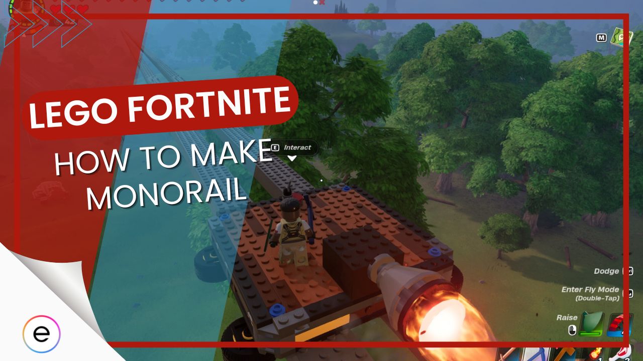 LEGO Fortnite: How To Make A Monorail? [Step-By-Step] - eXputer.com