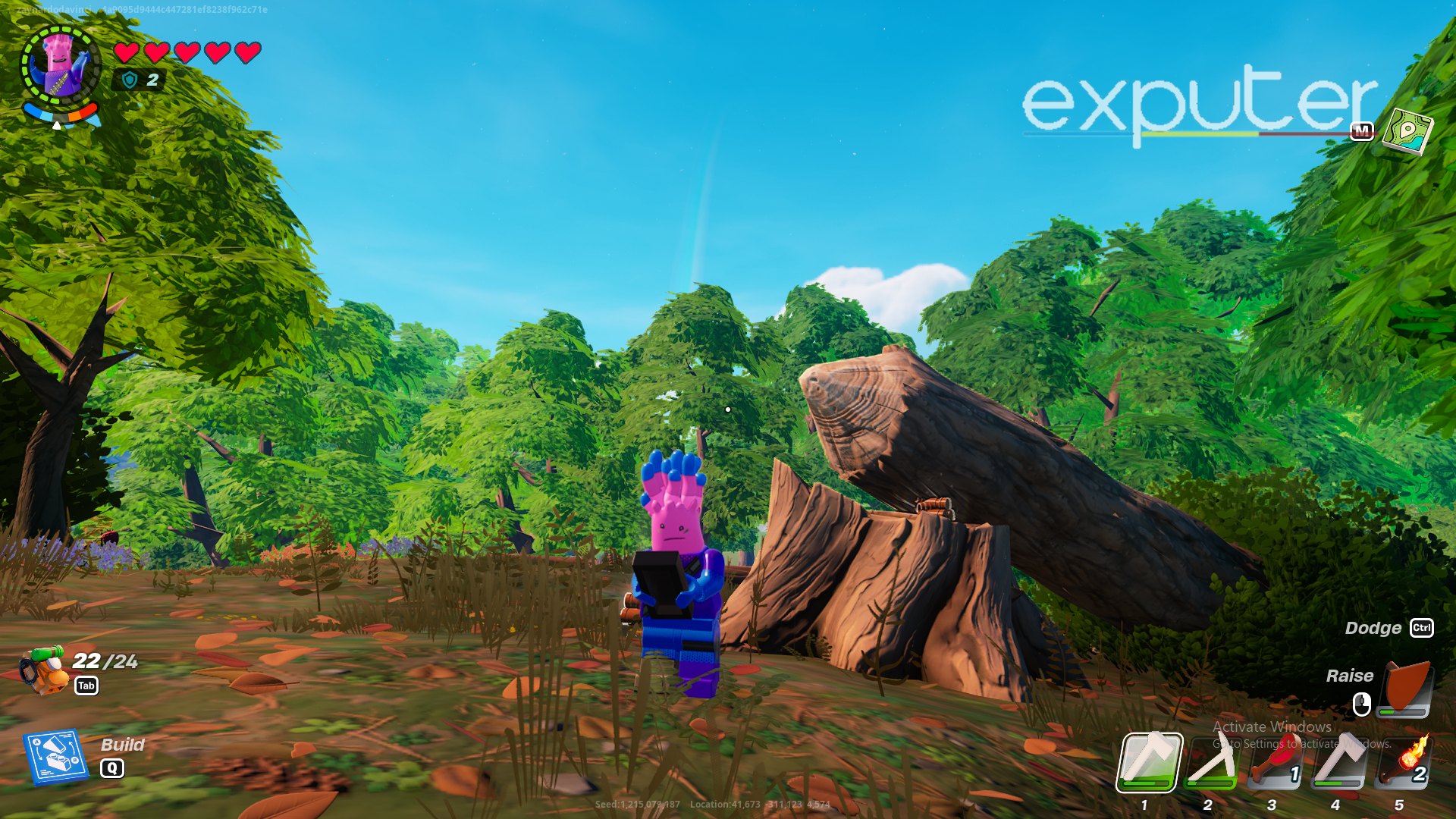 lego fortnite do trees respawn