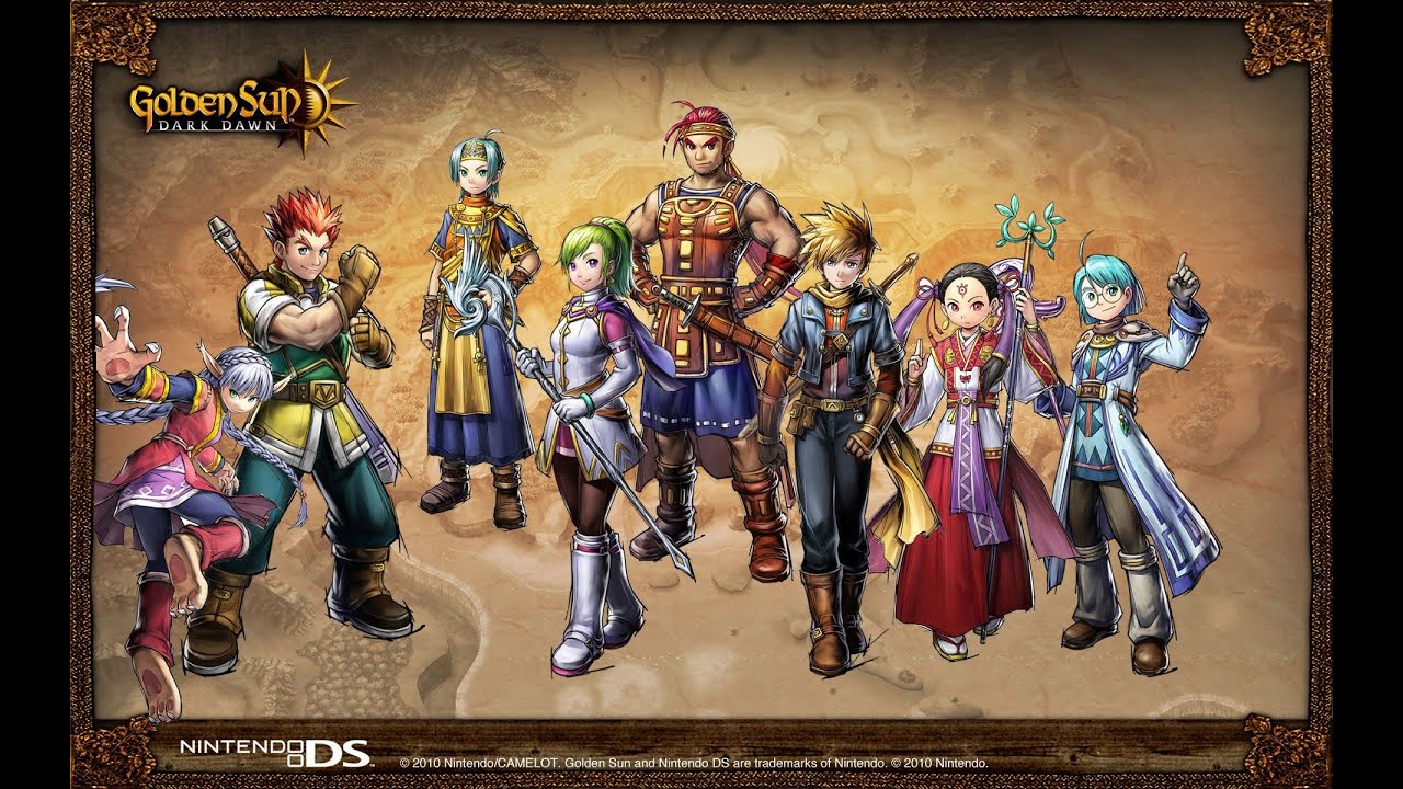 The cast of Golden Sun: The Dark Dawn.