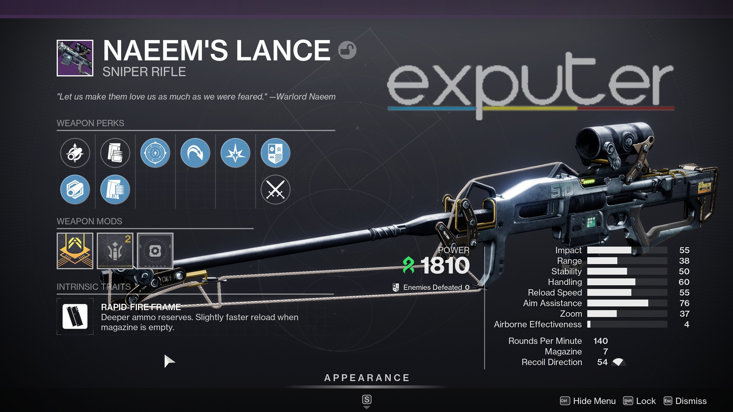 destiny 2 weapons