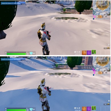 Shadow on vs off setting fortnite