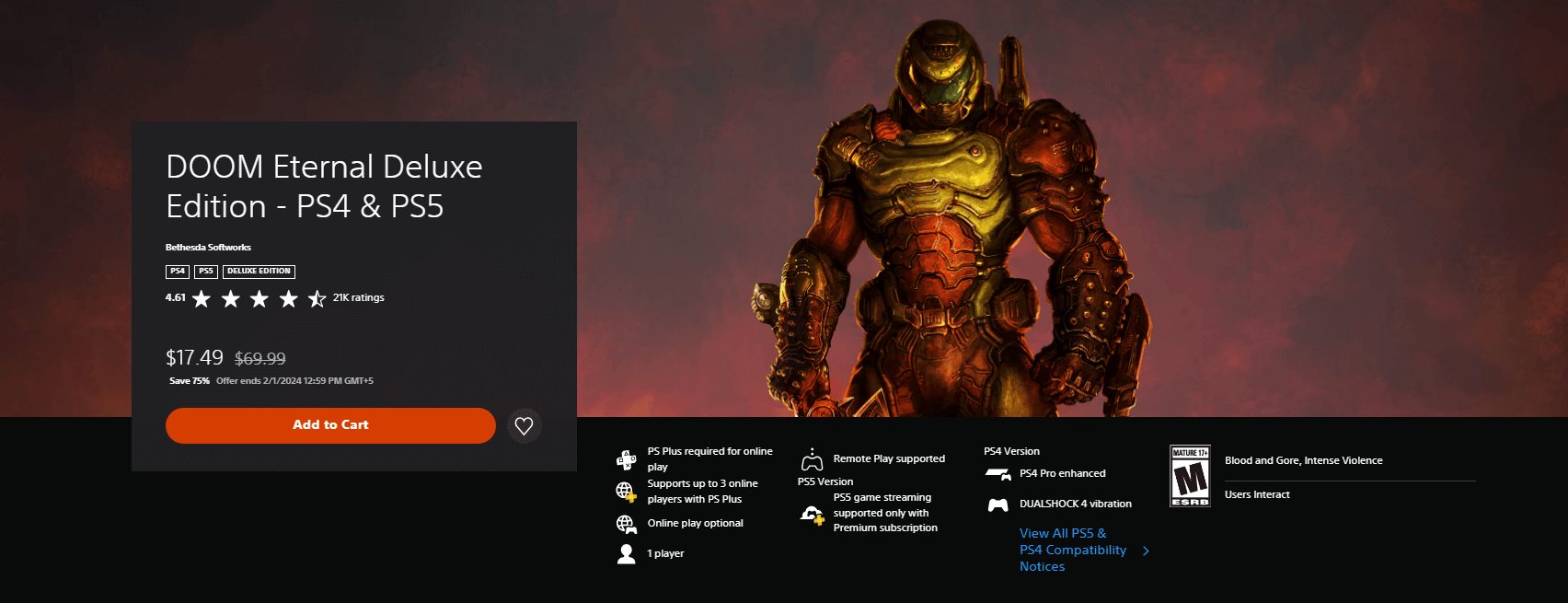 Doom Eternal Deluxe Edition