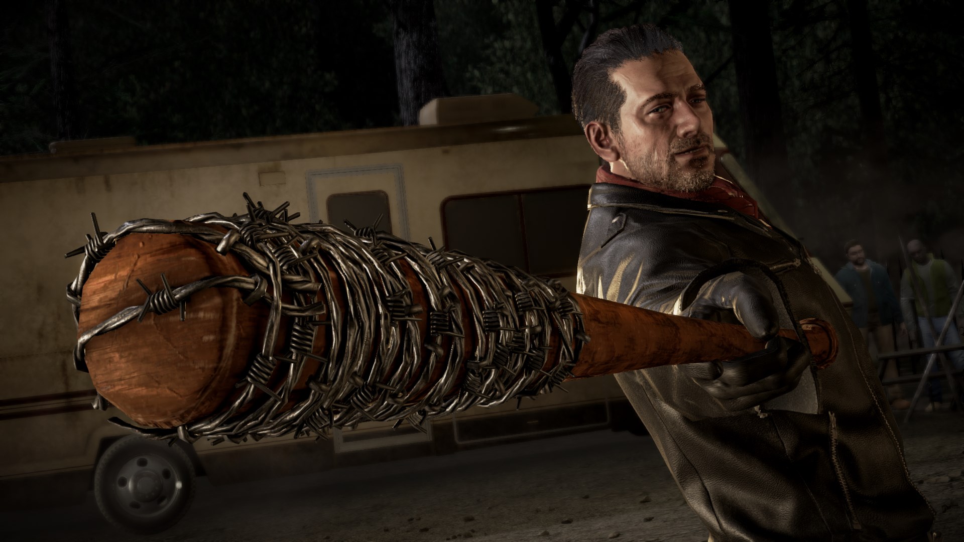 Negan from The Walking Dead in Tekken 7.