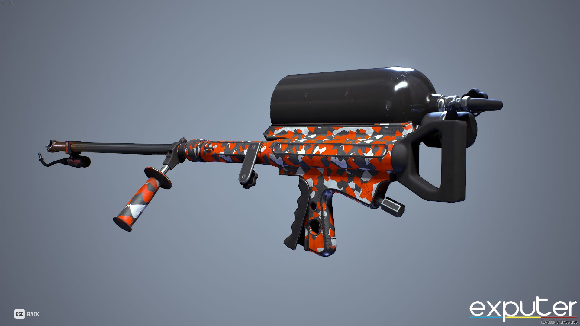 Flamethrower Skin-Posh Terrazzo