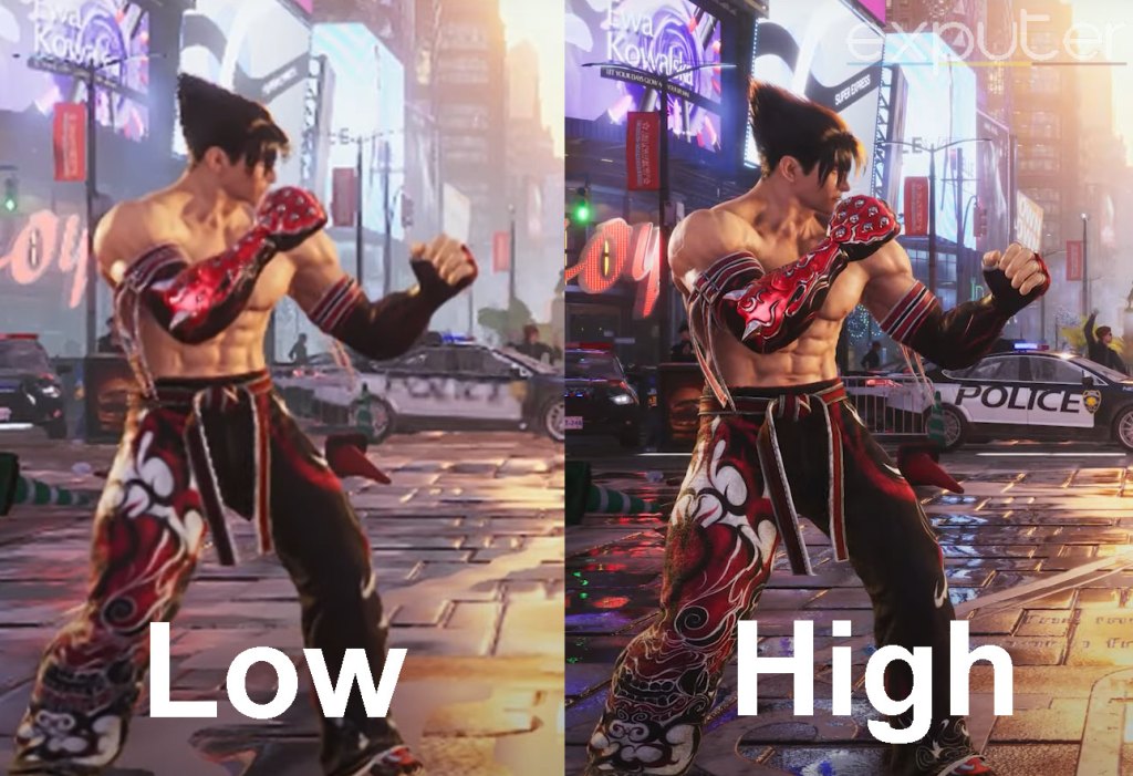 tekken 8 Render Scale comparison