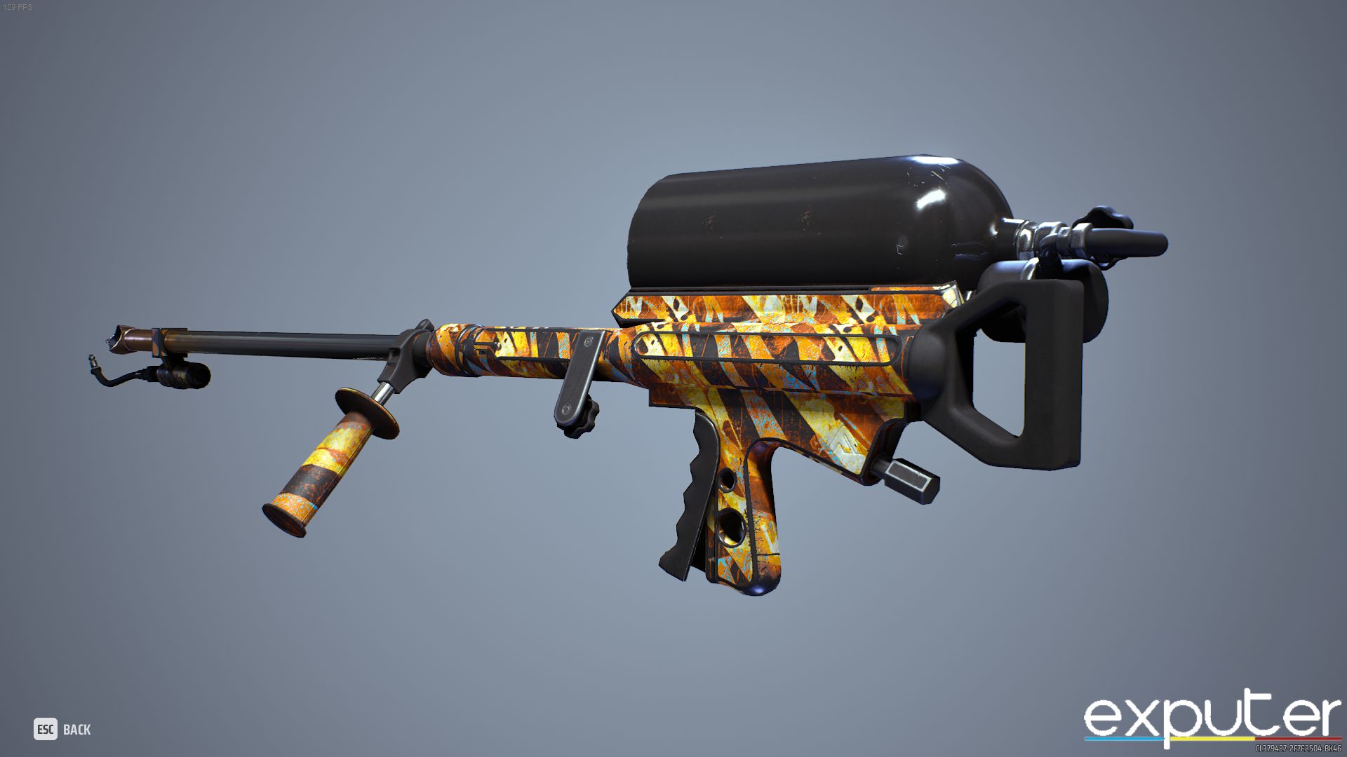 Flamethrower Skin-Scrapyard Scars 