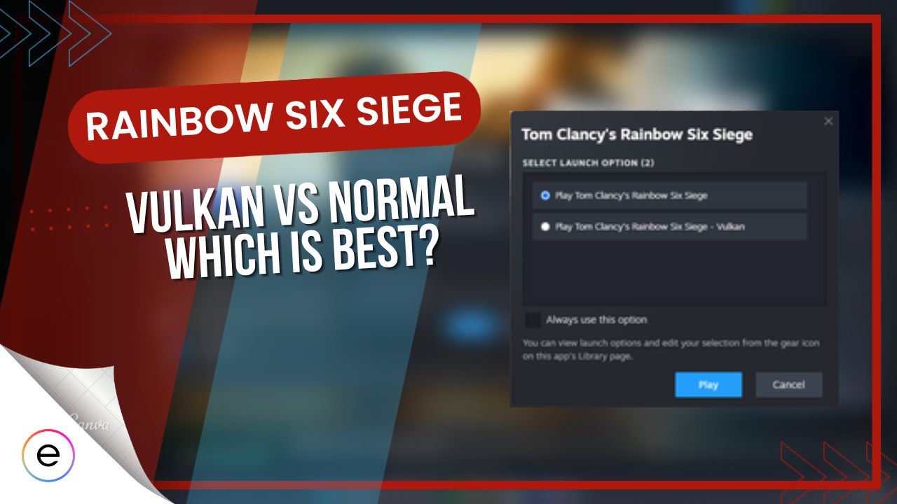 Rainbow Six Siege Should You Use Vulkan Or Normal?