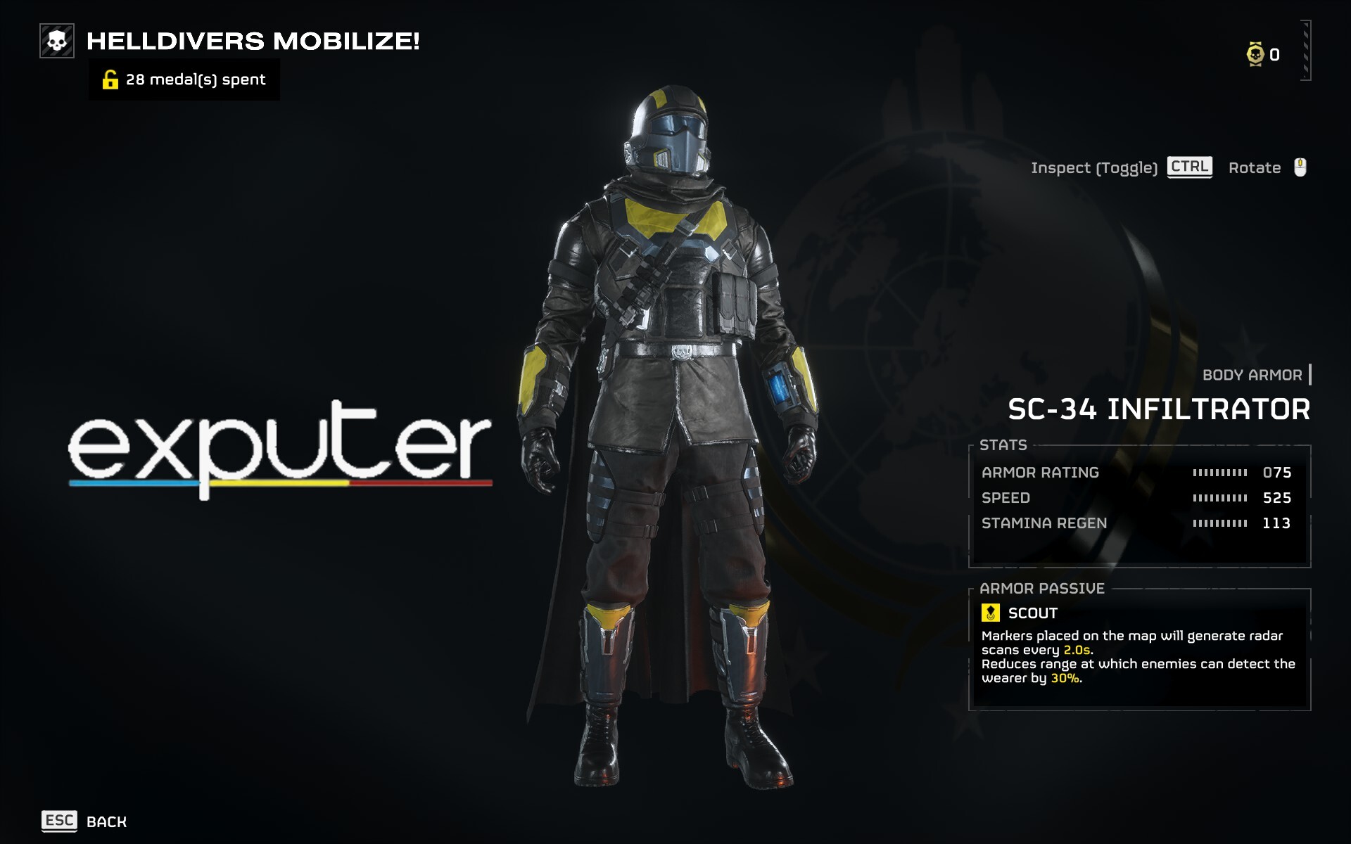 Armors Helldivers 2