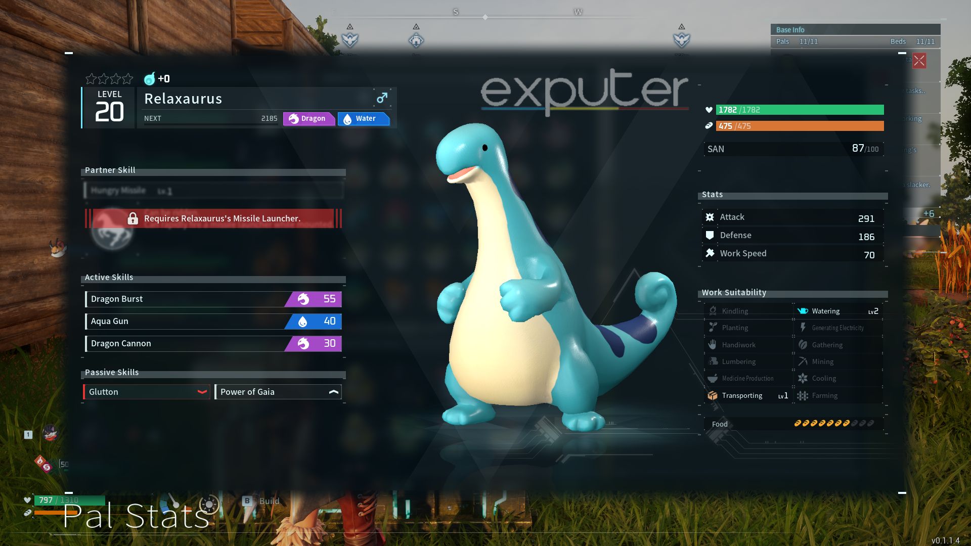 Active Skills Relaxasaurus