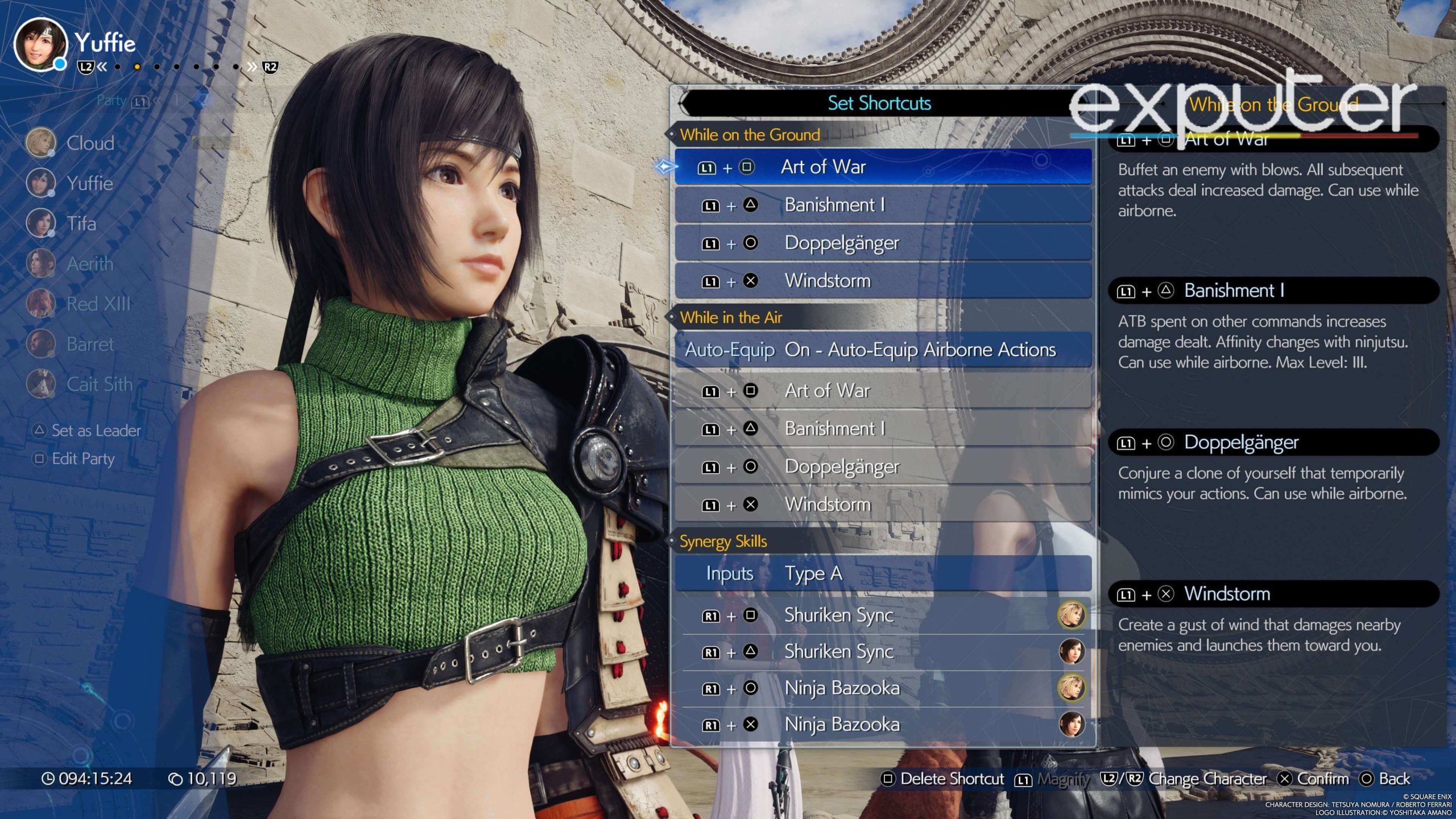 FF7 Rebirth Yuffie Build