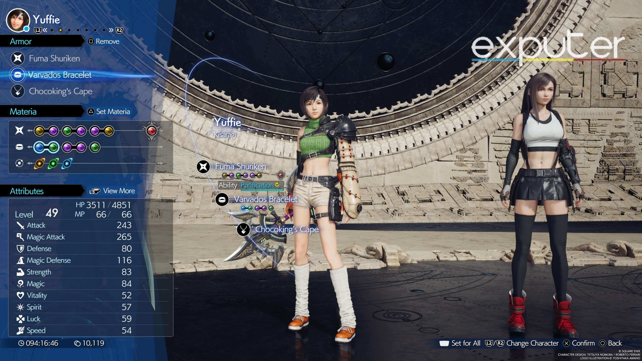 FF7 Rebirth Yuffie Build