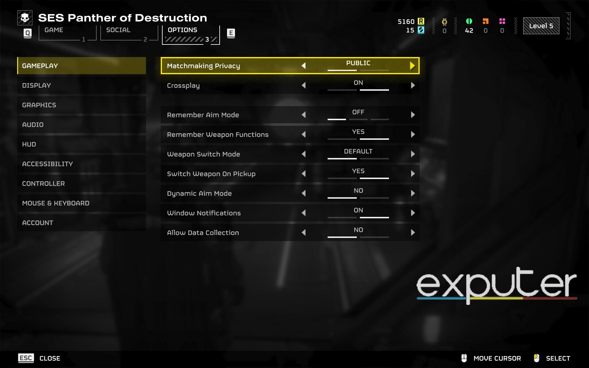 helldivers 2 settings