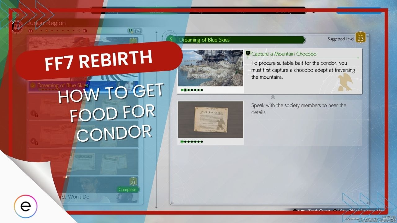 Condor Food: A Culinary Delicacy in FF7 Rebirth