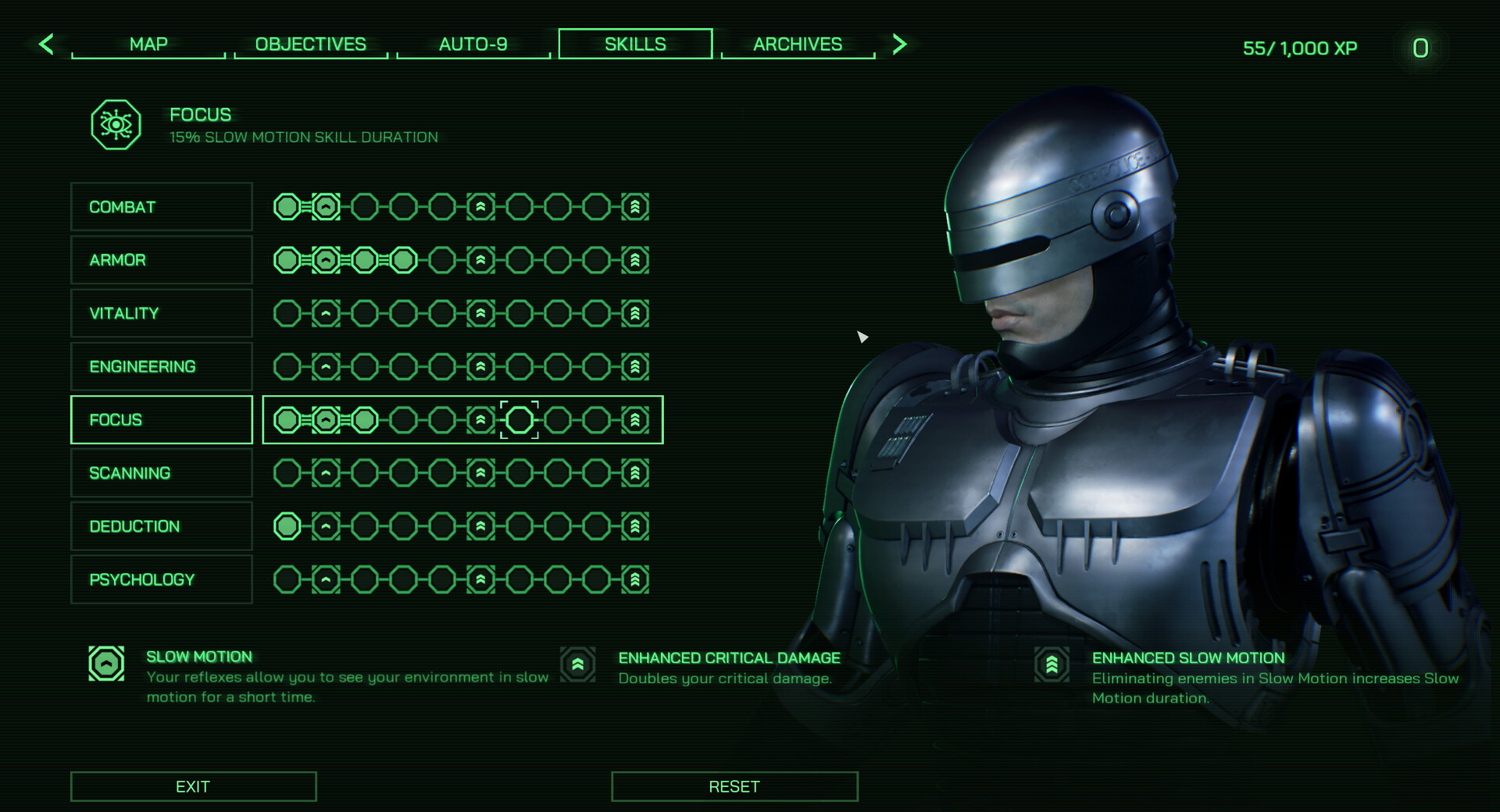 RoboCop: Rogue City Has a Fair Amount of In-Game Customization