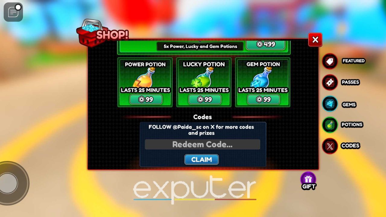 The screen that appears while redeeming the code (Image by eXputer). 