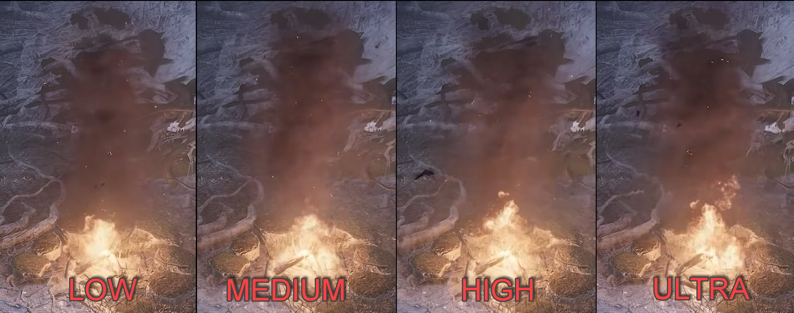 Visual Effect Quality Comparison LOTF