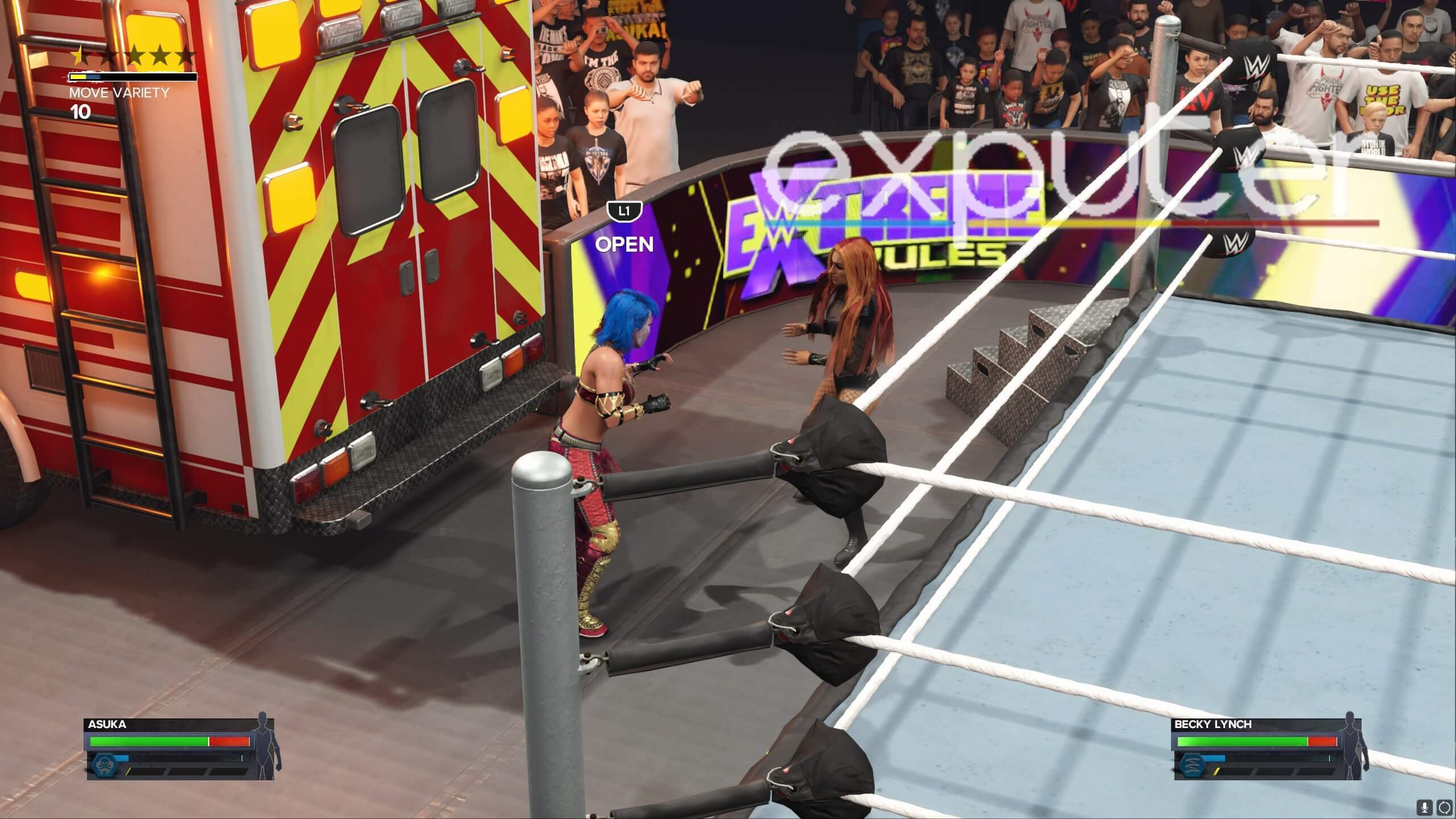 WWE 2K24 AMBULANCE MATCH