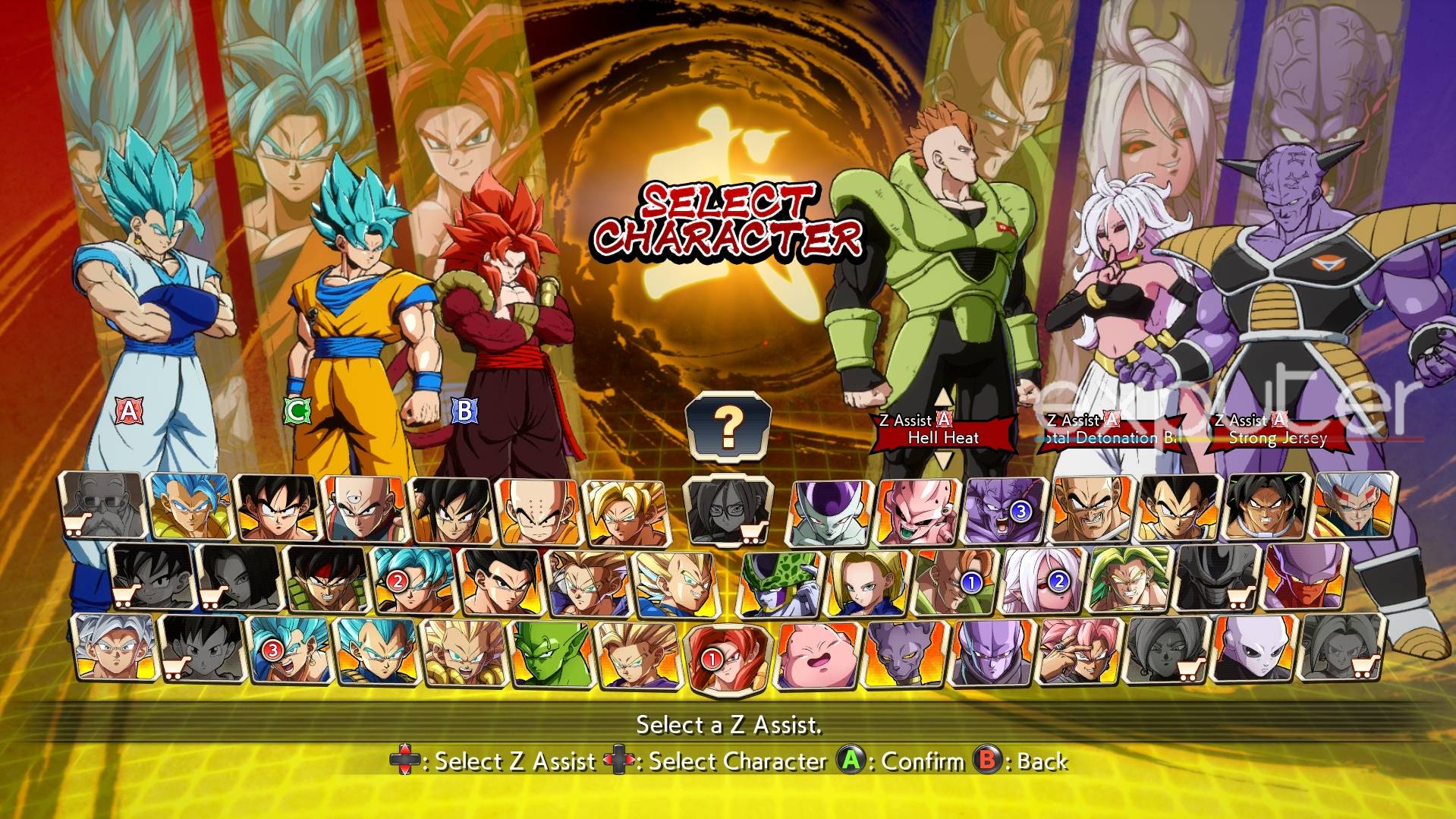 characters dbfz